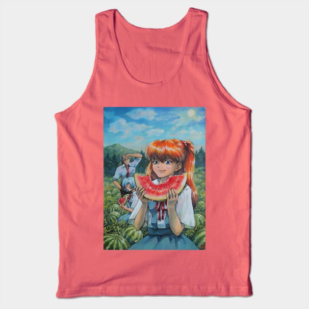 Watermelon Time Tank Top by eosofdawn